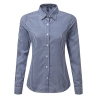Chemise vichy gros carreaux manches longues Navy/White – Premier