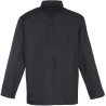 Veste de cuisine manches longues boutons pression Noir – Premier – vue 2