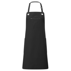 Tablier contrasté écoresponsable Barley Noir – Premier