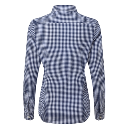 Chemise vichy gros carreaux manches longues Navy/White – Premier – vue 2