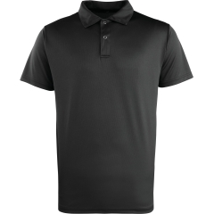 Polo Boutons Pression Coolchecker Noir – Premier