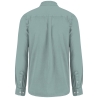Chemise écoresponsable délavée Native Spirit – Vert Jade – vue 2