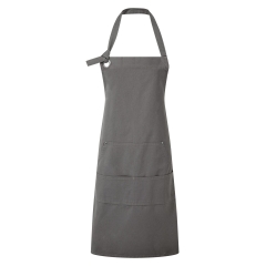 Tablier à bavette Calibre Gris – Premier – 320 g/m²
