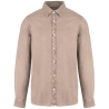 Chemise écoresponsable délavée homme Beige – Native Spirit