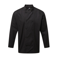 Veste chef cuisinier manches longues Coolchecker® Premier Noir