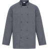 Veste de Cuisine Manches Longues Gris Steel – Premier