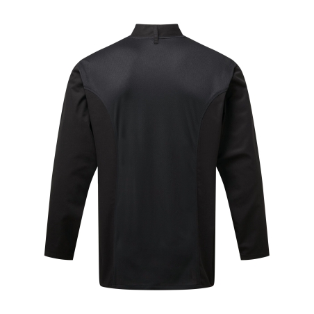 Veste chef cuisinier manches longues Coolchecker® Premier Noir – vue 2