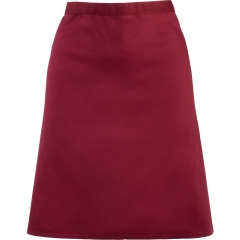 Tablier taille "Colours" mi-long Bordeaux