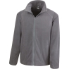 Veste micropolaire Gris (Charcoal) Result – Polaire de travail zippée