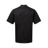 Veste de chef cuisinier manches courtes Essential Noire – Premier – vue 2