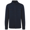 Surchemise molleton gratté écoresponsable délavée Bleu – Native Spirit