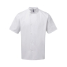 Veste chef cuisinier manches courtes Essential blanche – Premier