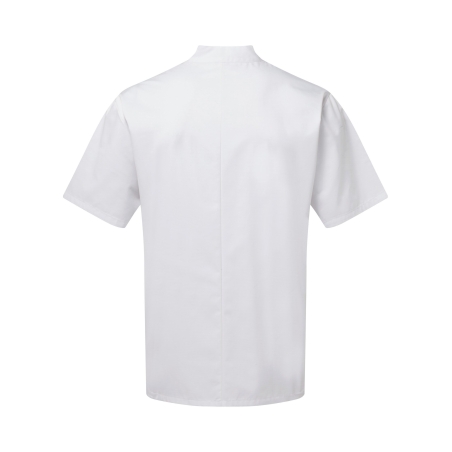 Veste chef cuisinier manches courtes Essential blanche – Premier – vue 2