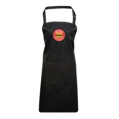 Tablier bavette noir Spécialités maison       