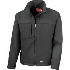 Veste softshell homme Noir 320 g/m² – Result