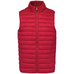 Bodywarmer écoresponsable léger homme Native Spirit – Rouge Hibiscus