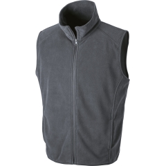 Gilet micro polaire Result Core Gris (Charcoal) – Personnalisable