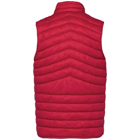 Bodywarmer écoresponsable léger homme Native Spirit – Rouge Hibiscus – vue 2