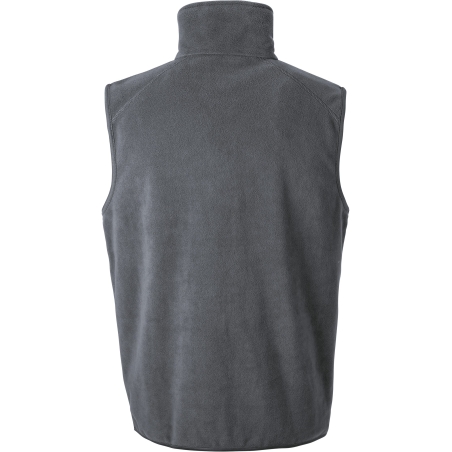 Gilet micro polaire Result Core Gris (Charcoal) – Personnalisable – vue 2