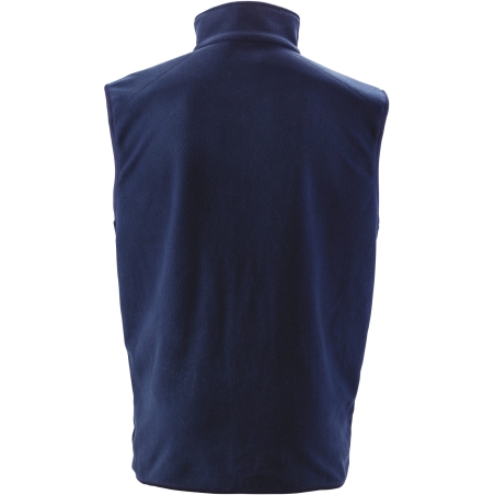 Gilet micro polaire marine Result – Bodywarmer slim zip personnalisé – vue 2