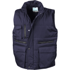 Bodywarmer matelassé Ripstop Marine Result – Gilet sans manche professionnel