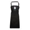 Tablier bavette noir cupcake maison    
