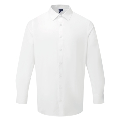 Chemise popeline manches longues homme Blanc – Premier RECYCLIGHT