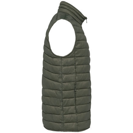 Bodywarmer écoresponsable léger homme Vert Khaki – Native Spirit – vue 3