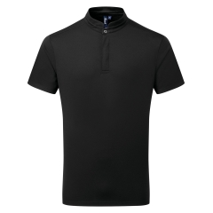 Polo de cuisinier Coolchecker Essential manches courtes Noir – Premier