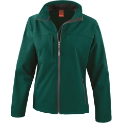 Veste softshell femme Result Vert Bottle Green – 3 couches