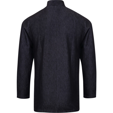 Veste Denim Chef Cuisinier Noir | Premier | Blouse de Travail – vue 2