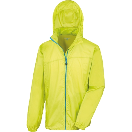 Coupe-vent léger Result Quest Vert lime – Veste personnalisable – vue 2