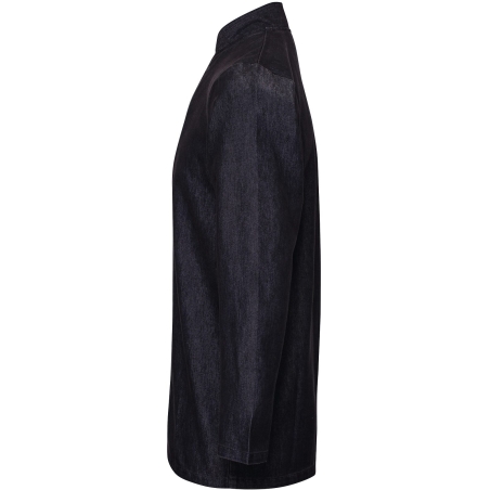 Veste Denim Chef Cuisinier Noir | Premier | Blouse de Travail – vue 3