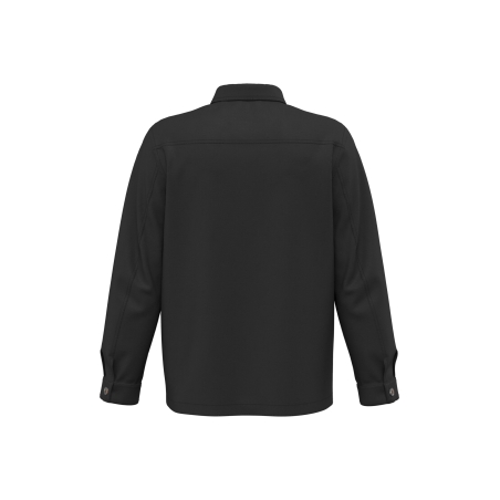 Veste worker écoresponsable délavée Noir – Native Spirit – vue 2