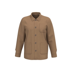 Veste Worker Écoresponsable Délavée Marron – Native Spirit
