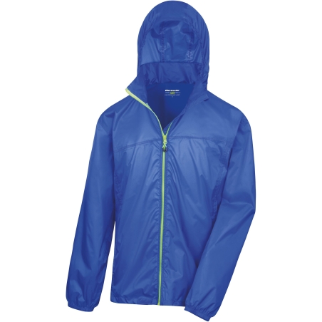 Coupe-vent léger Result HDI Quest vert lime – imperméable à capuche – vue 2