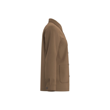 Veste Worker Écoresponsable Délavée Marron – Native Spirit – vue 3