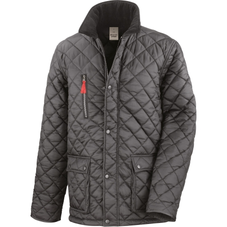Veste Cheltenham Gold Noir – Result | Veste de travail matelassée – vue 2