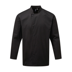 Veste Chef Cuisinier Manches Longues Essential Noir – Premier