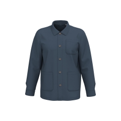 Veste worker écoresponsable délavée Bleu Navy – Native Spirit