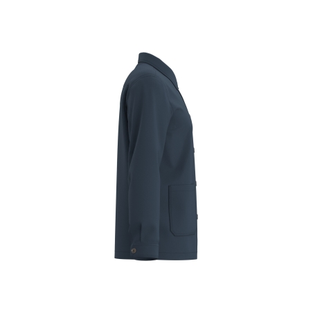 Veste worker écoresponsable délavée Bleu Navy – Native Spirit – vue 3