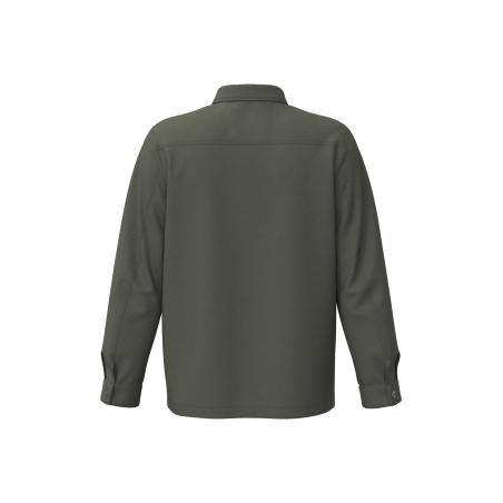 Veste Worker Écoresponsable Délavée Unisexe Vert Kaki – Native Spirit – vue 2