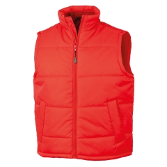 Bodywarmer Core Result Rouge – Coupe-Vent Léger Personnalisable