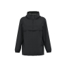 Veste coupe-vent imperméable quart zip unisexe Noir – Native Spirit