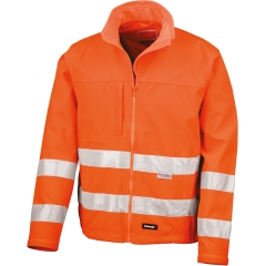 Veste Softshell High Viz Orange Fluo Result – Haute Visibilité