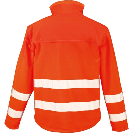 Veste Softshell High Viz Orange Fluo Result – Haute Visibilité – vue 2