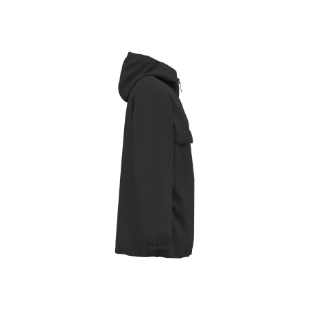 Veste coupe-vent imperméable quart zip unisexe Noir – Native Spirit – vue 3