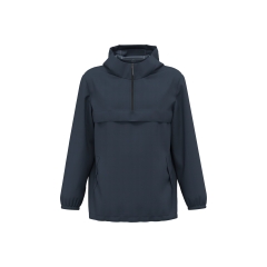 Veste coupe-vent quart zip écoresponsable Navy Blue – Native Spirit