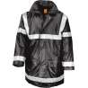 Parka de travail Management Noir Result – Imperméable & Visibilité