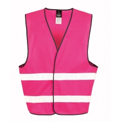 Gilet CORE à visibilité accrue Rose Fluorescent Result